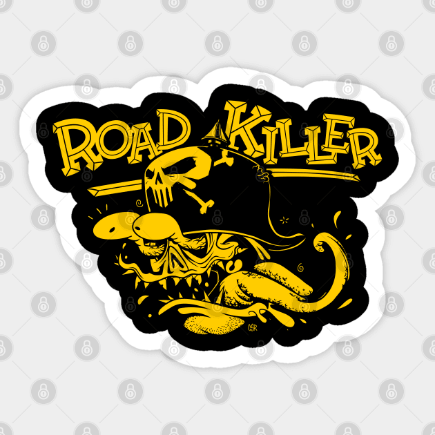 Perronegro Road Killer Sticker by CsrJara / Perronegro Clothing